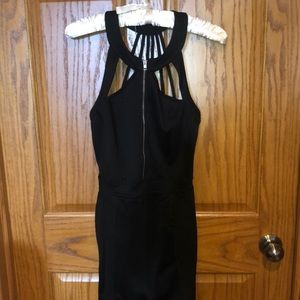 Black cocktail dress